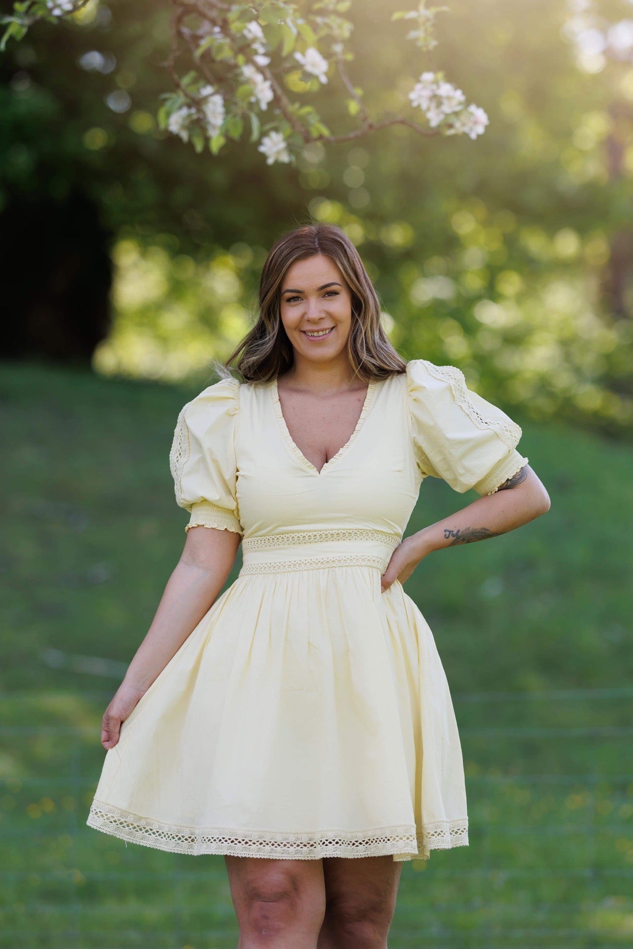 Therese dress - Light Yellow