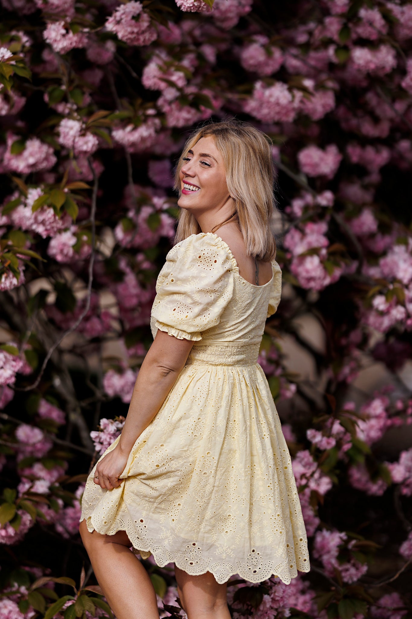 Monica dress - Light Yellow