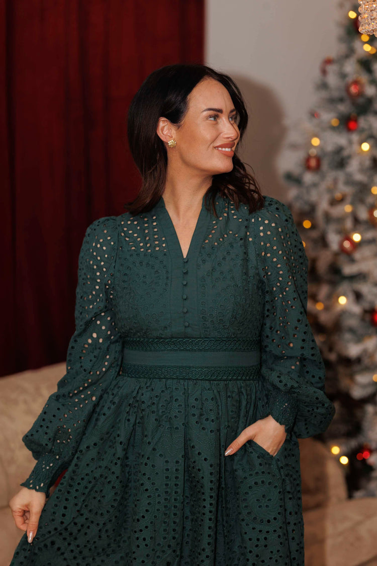 Amber dress - Dark Pine