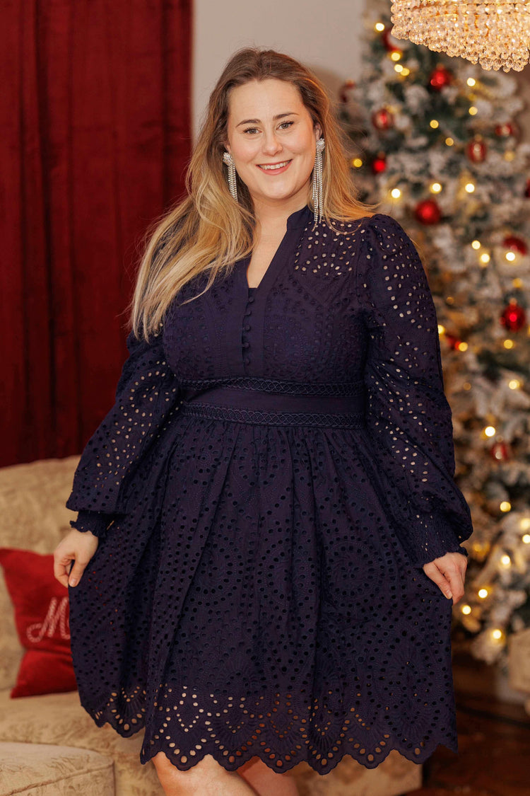 Amber dress - Navy