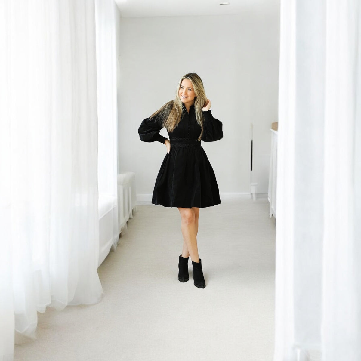 Velvet Dress - Black