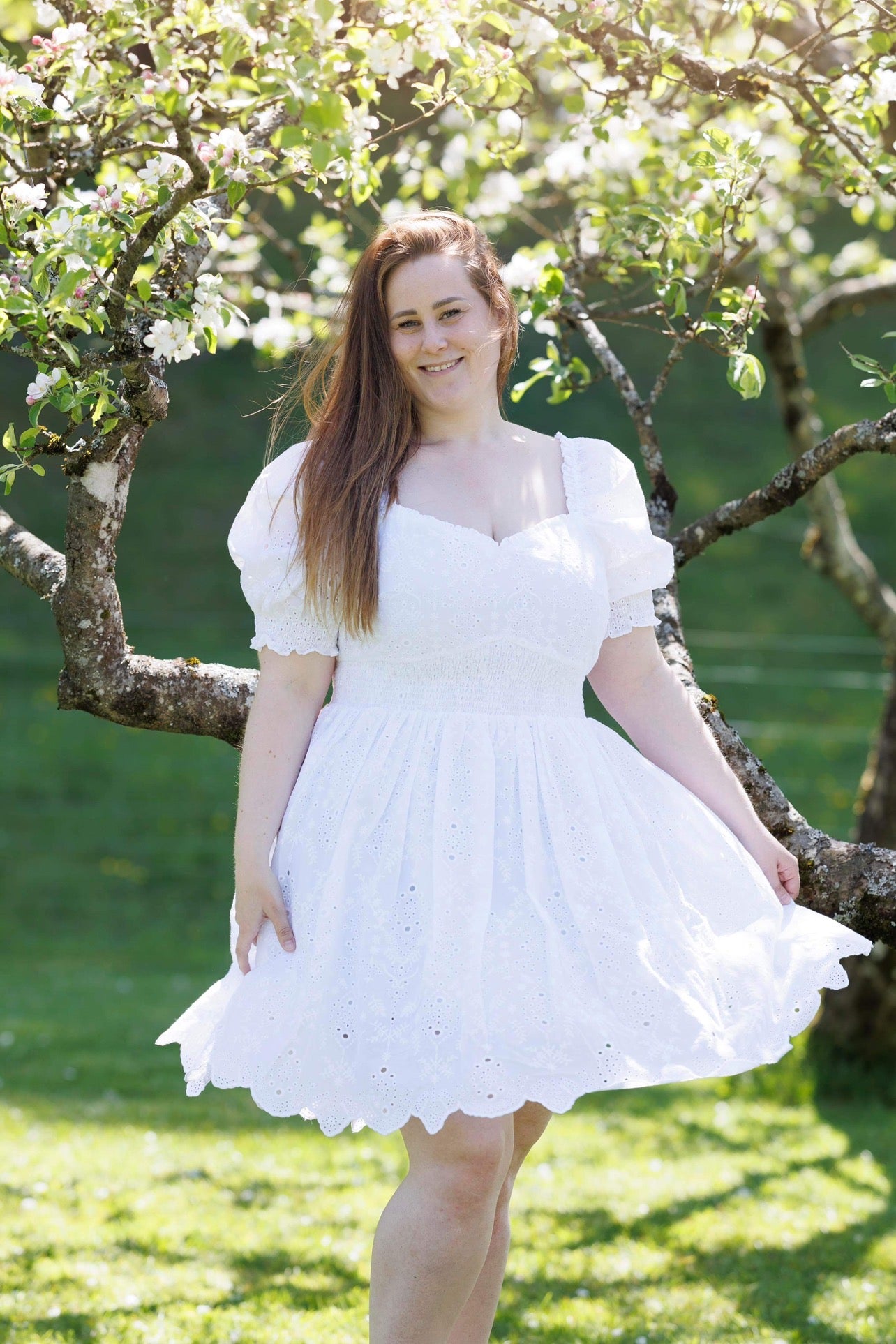 Monica dress -White
