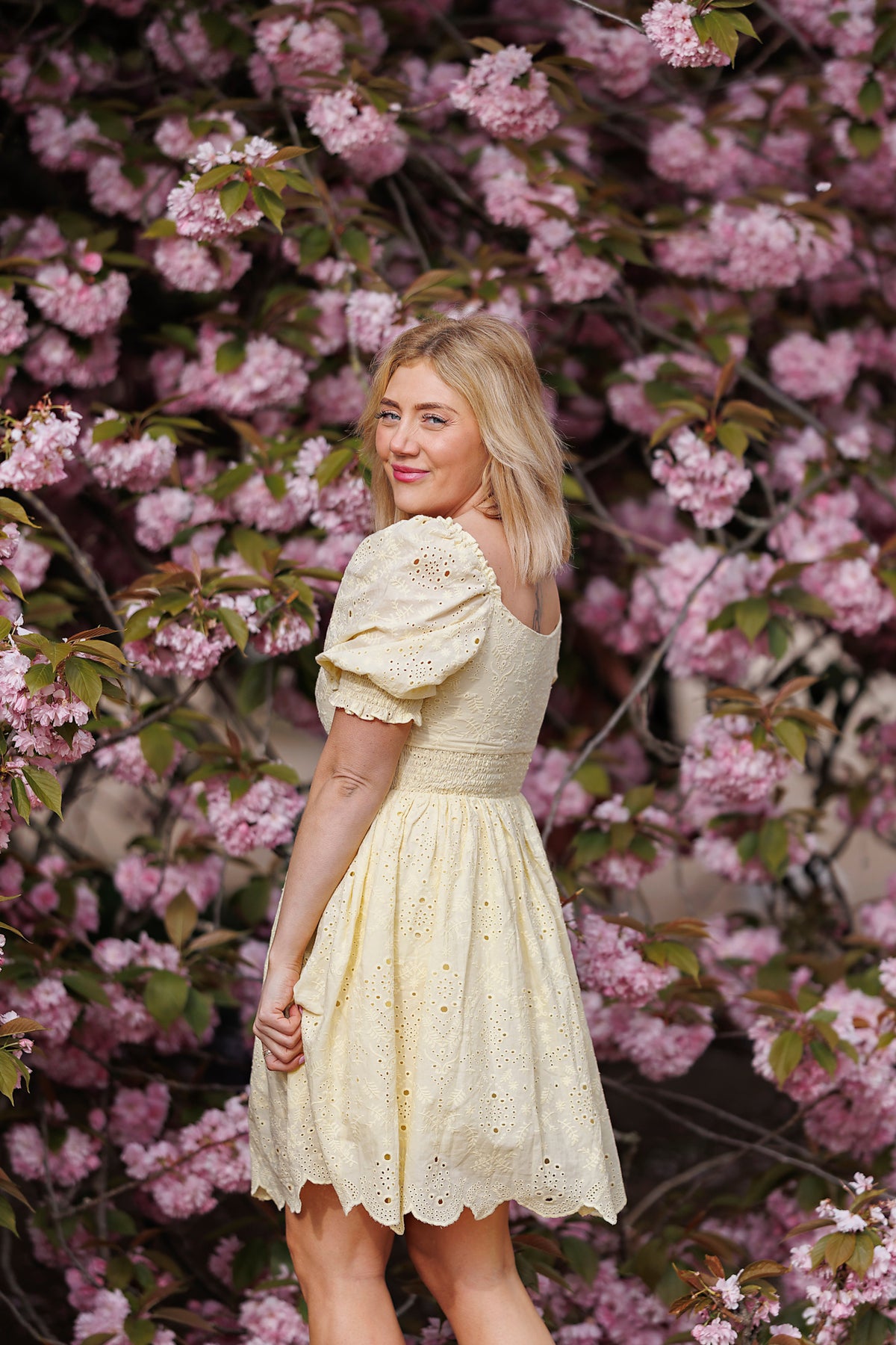 Monica dress - Light Yellow